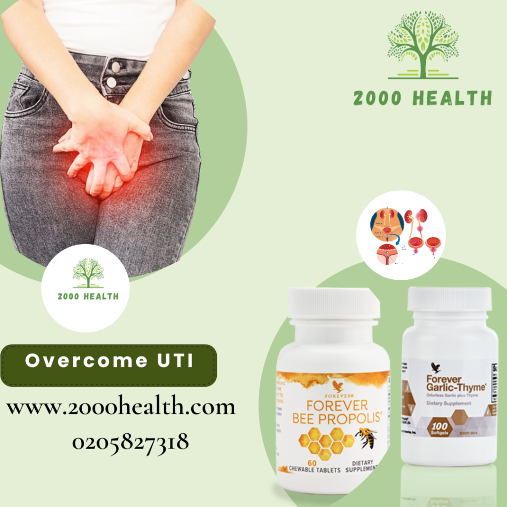 Urinary tract infection, UTI, forever living products